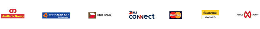 Logos untuk Semua Saluran Pembayaran PayBillsMalaysia.
